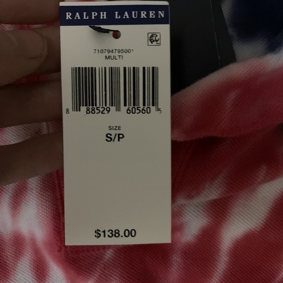 Polo Shirt Tye Dye S, new with tags! - Picture 5 of 5